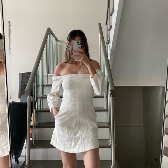 White denim dress 🤍 from Revolve - Picture 3 of 6